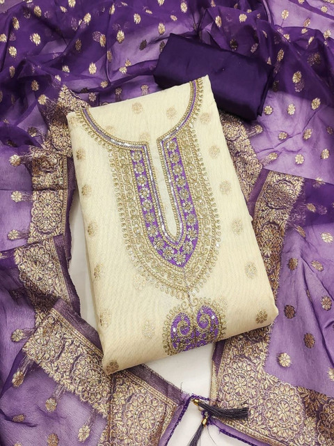 F 13 STUDIO Unstitched Dress Material - Image 3