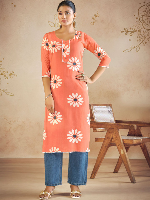 SURUKH Women Floral Printed Floral Kurta