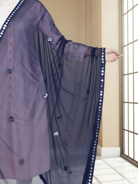 KALINI Dupatta with Mirror Work - Image 4