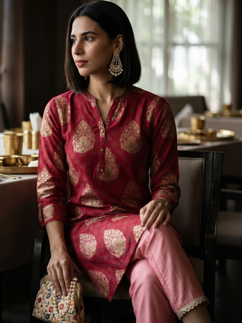 The Suitable Women Ethnic Motifs Printed Kurta