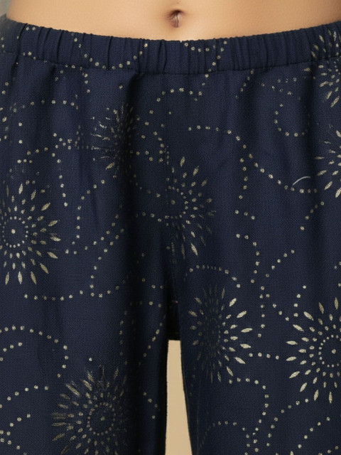 LYRA Women Ethnic Motifs Printed Ethnic Palazzos - Image 4