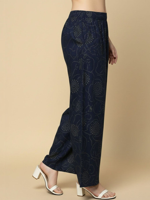 LYRA Women Ethnic Motifs Printed Ethnic Palazzos - Image 6