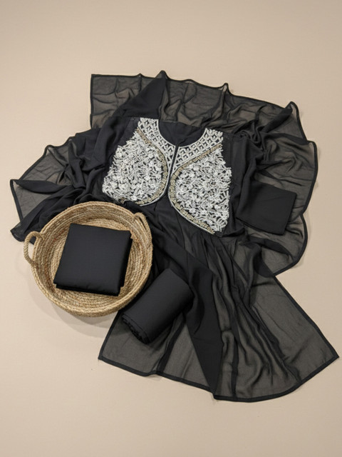 Varanga Embroidered Unstitched Dress Material