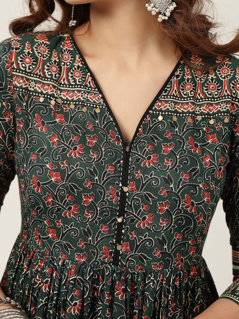 Sangria Women Cotton Kurtas - Image 5