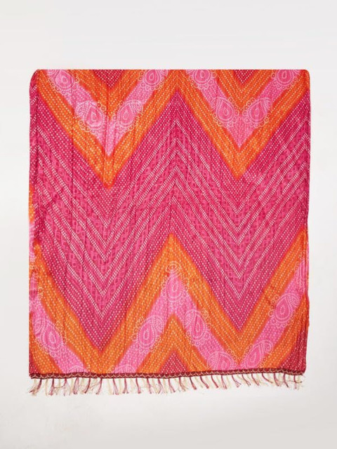 AKSHADEEP Printed Art Silk Bandhani Dupatta - Image 5