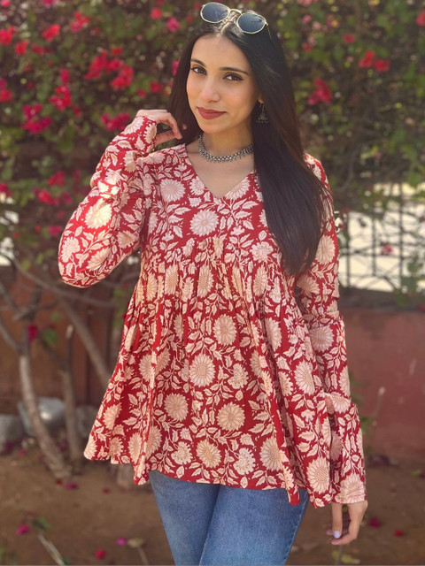 KALAMIR Print Top