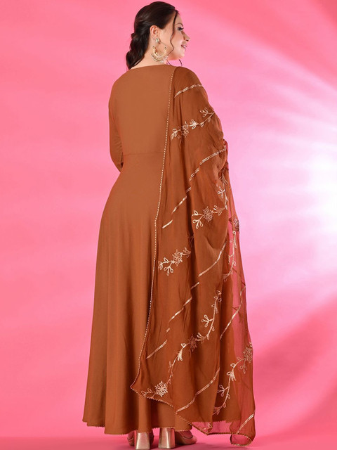 PrettyPlus by Desinoor.com Dupatta with Gotta Patti - Image 4