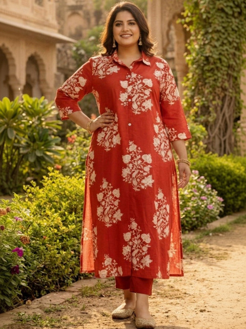 Sztori Women Floral Printed Kurta