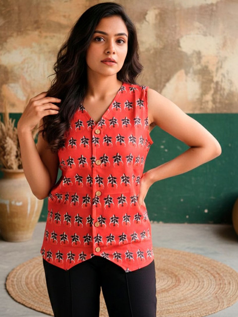 LIPS CROWN Floral Top