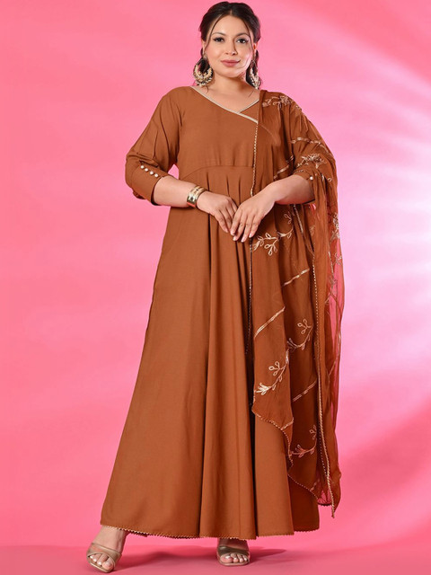 PrettyPlus by Desinoor.com Dupatta with Gotta Patti - Image 2