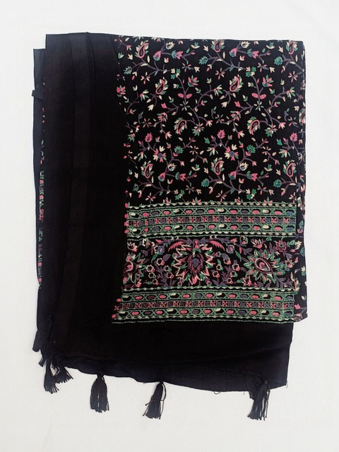 AAYAT FASHION Ethnic Motifs Embroidered Dupatta with Thread Work