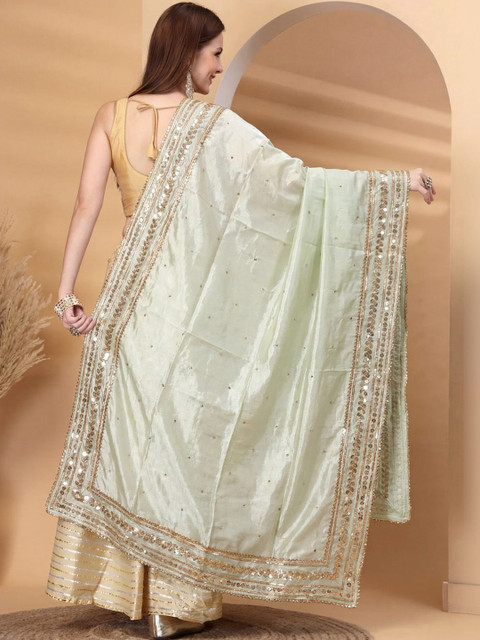 KALINI Silk Blend Gotta Patti Dupatta - Image 5