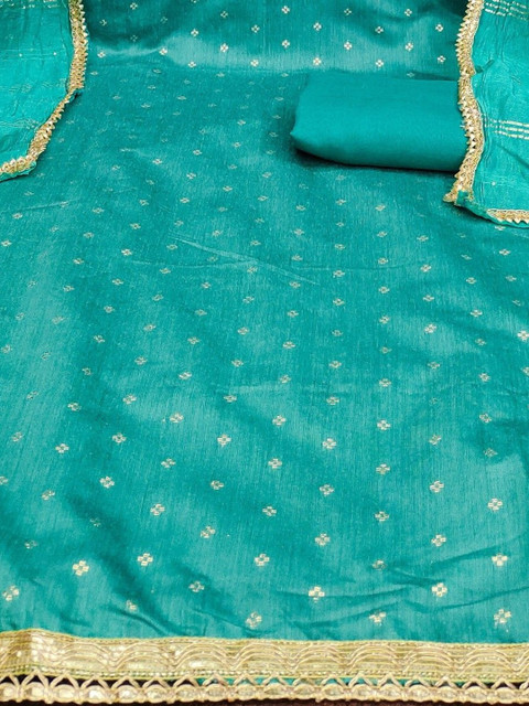Panzora Embroidered Unstitched Dress Material - Image 4