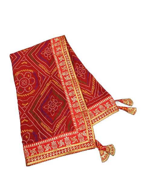 Ranisatiya creation Bandhani Printed Sequinned Dupatta - Image 5