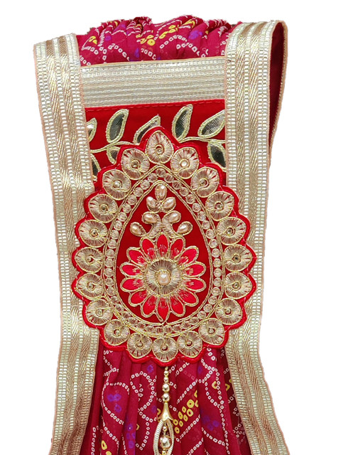 Ranisatiya creation Bandhani Printed Dupatta With Sequinned - Image 5