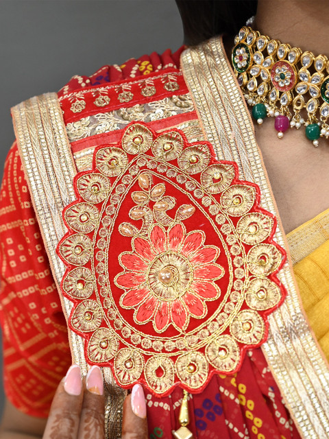 Ranisatiya creation Bandhani Printed Dupatta With Sequinned - Image 2
