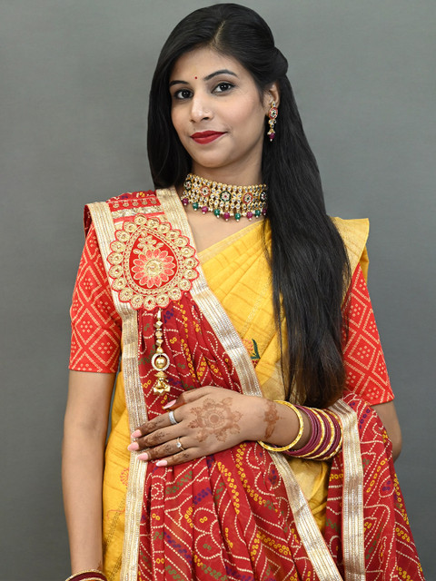 Ranisatiya creation Bandhani Printed Dupatta With Sequinned - Image 3