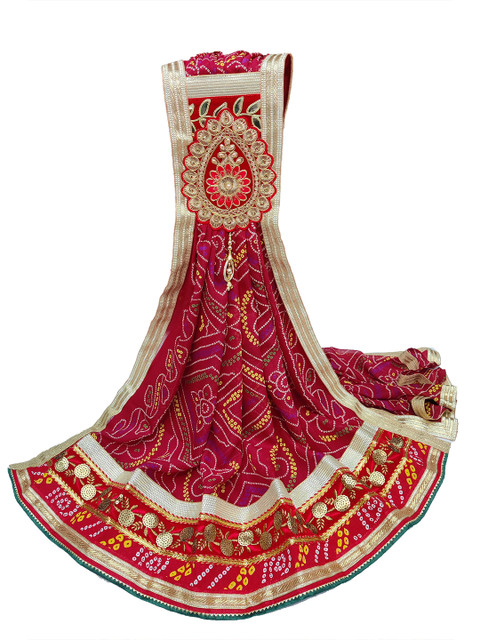 Ranisatiya creation Bandhani Printed Dupatta With Sequinned - Image 4