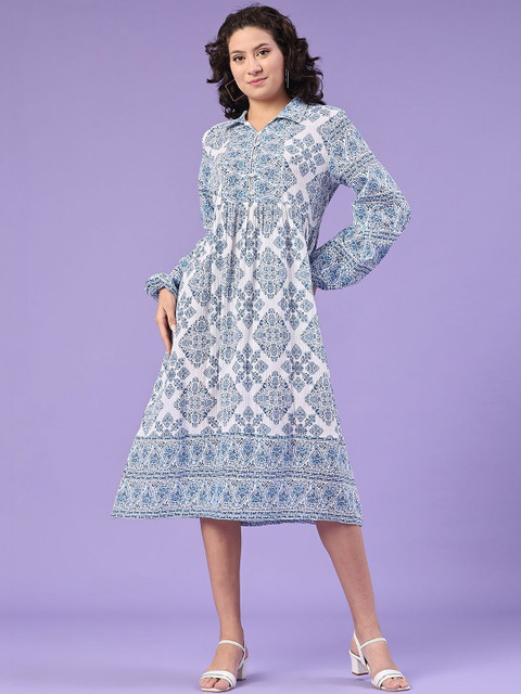 LIMEROAD Print A-Line Dress