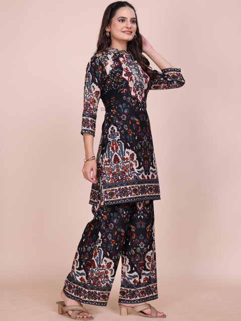 all about you Printed Tunic With Palazzos - Image 2