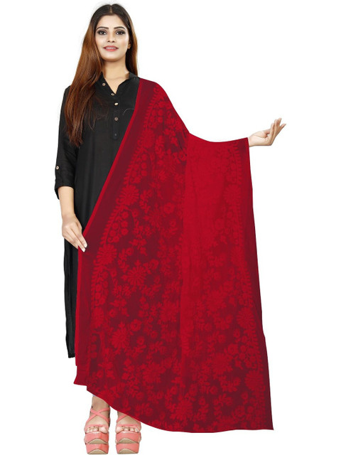 Avni N Anvi Embroidered Dupatta with Chikankari