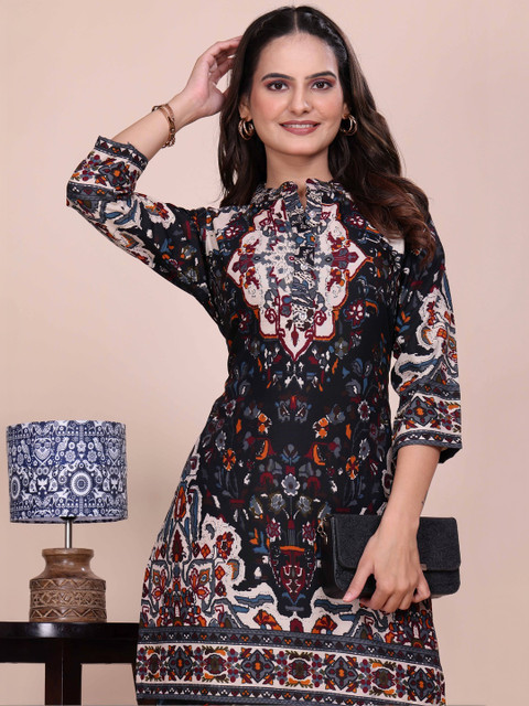 all about you Printed Tunic With Palazzos - Image 4