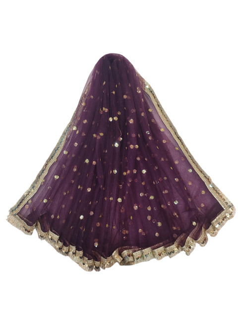 Navti Creations Embroidered Sequinned Dupatta - Image 5