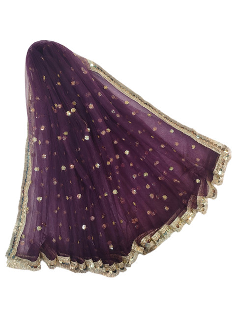 Navti Creations Embroidered Sequinned Dupatta - Image 6