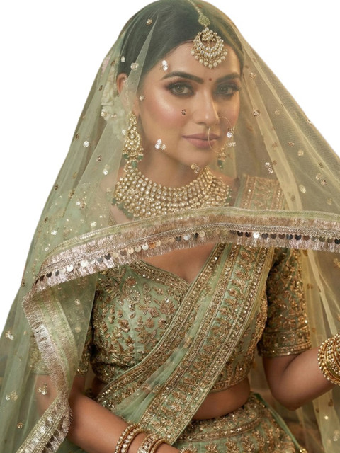 Navti Creations Embroidered Dupatta with Sequinned