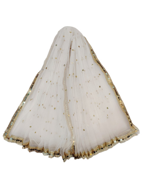 Navti Creations Embroidered Net Dupatta with Sequinned - Image 7