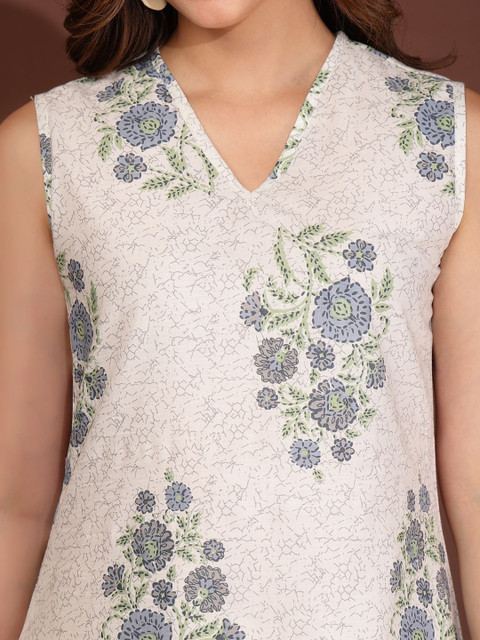 DAEVISH Floral Print Fit & Flare Midi Dress - Image 5