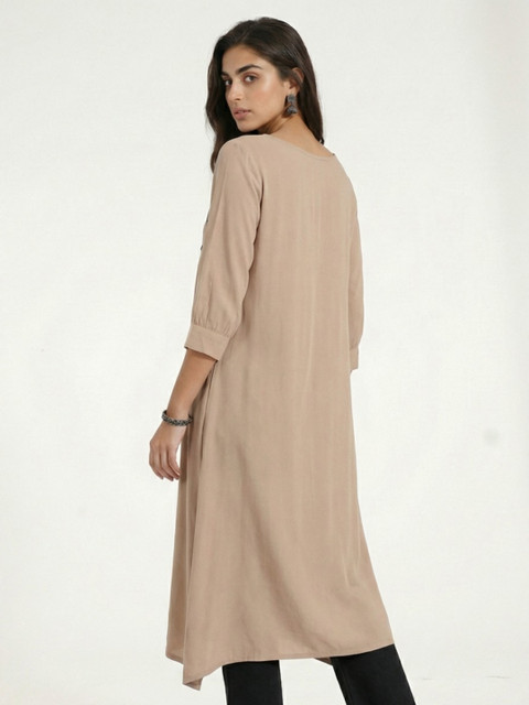 fusion by glitchez Gathered A-Line Kurta - Image 2