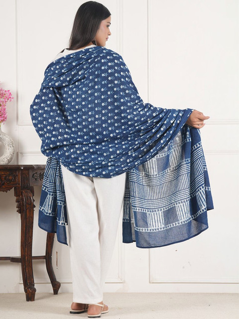 Style Shoes Ethnic Motifs Printed Block Print Dupatta - Image 6