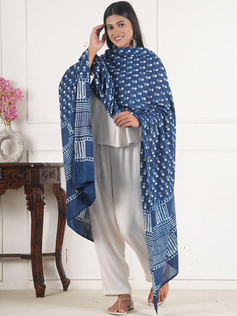 Style Shoes Ethnic Motifs Printed Block Print Dupatta - Image 3