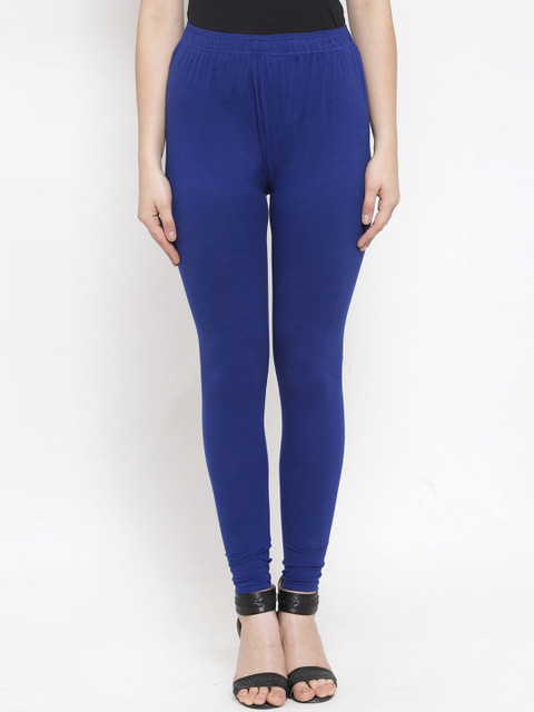 KALINI Women Cotton Solid Ankle Length Leggings