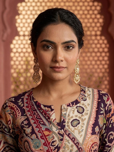 NAVYAAZRI Women Paisley Printed Kurta - Image 4