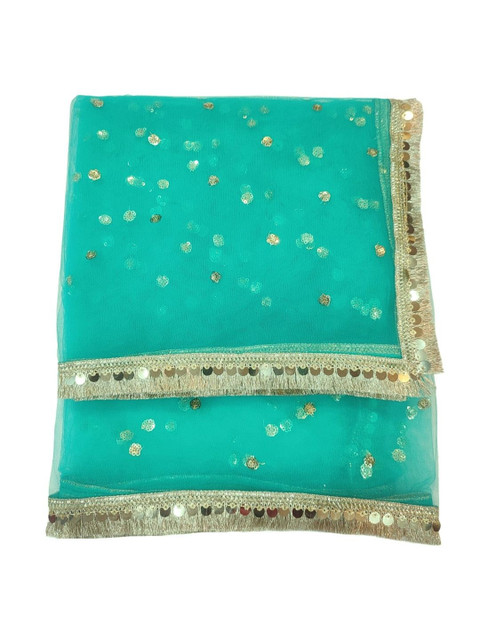 Navti Creations Embroidered Sequinned Dupatta - Image 6