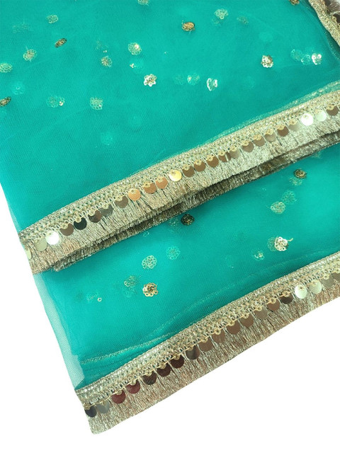 Navti Creations Embroidered Sequinned Dupatta - Image 7