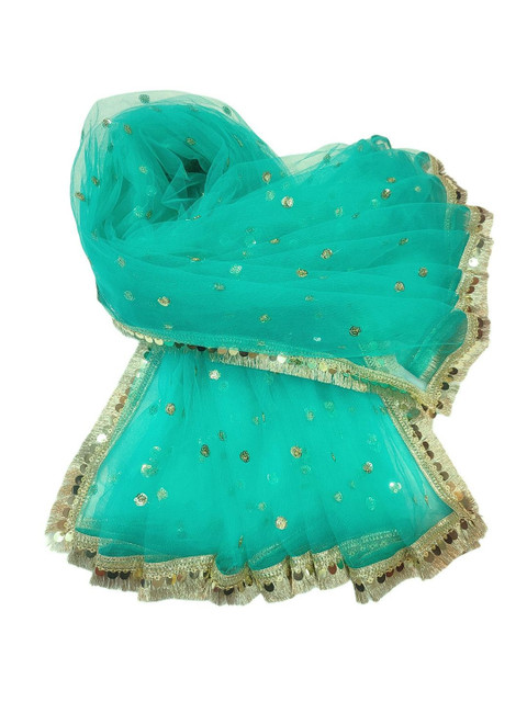 Navti Creations Embroidered Sequinned Dupatta - Image 4