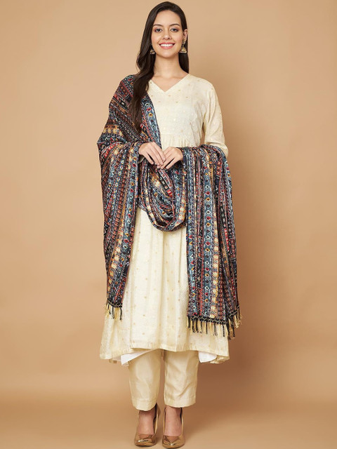 AKSHADEEP Patola Printed Dupatta - Image 6