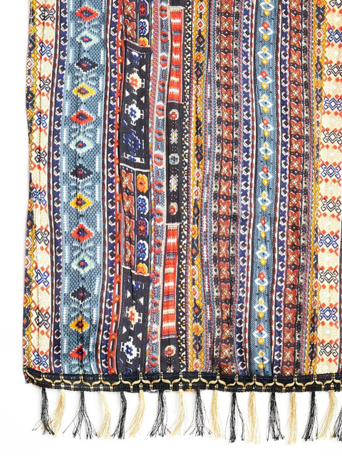 AKSHADEEP Patola Printed Dupatta - Image 7