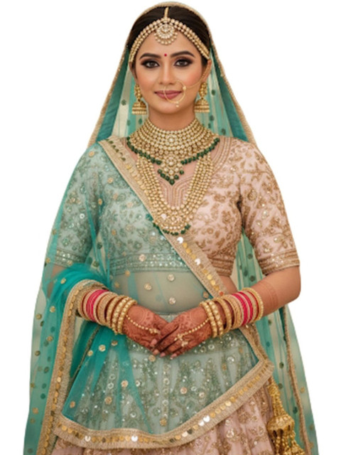 Navti Creations Embroidered Sequinned Dupatta