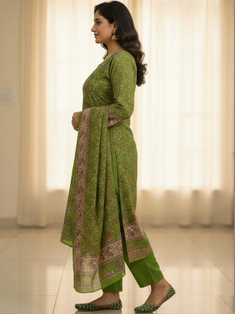 KTI Printed Unstitched Dress Material - Image 2
