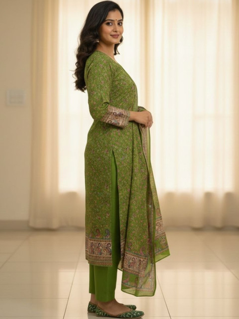 KTI Printed Unstitched Dress Material - Image 3