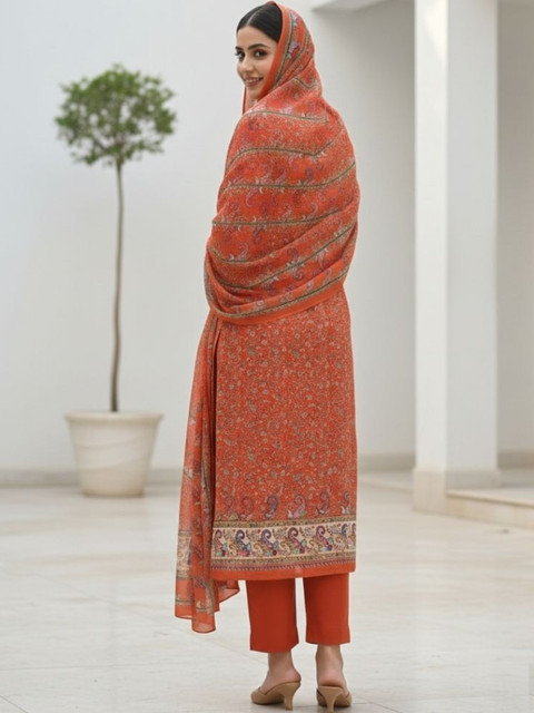 KTI Printed Unstitched Dress Material - Image 5