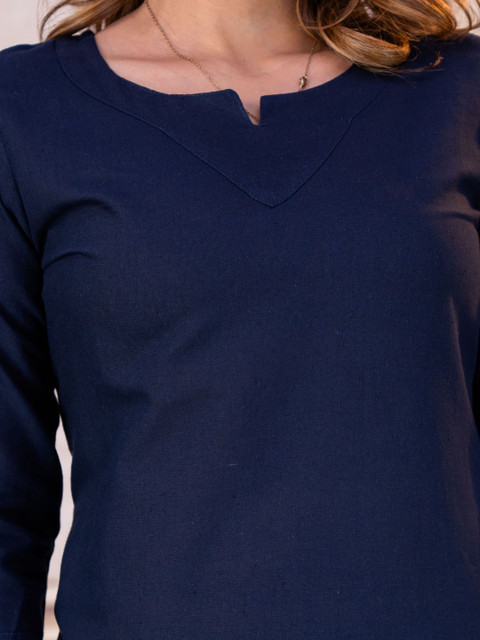 Sangria Cotton Solid Top with Palazzos - Image 6