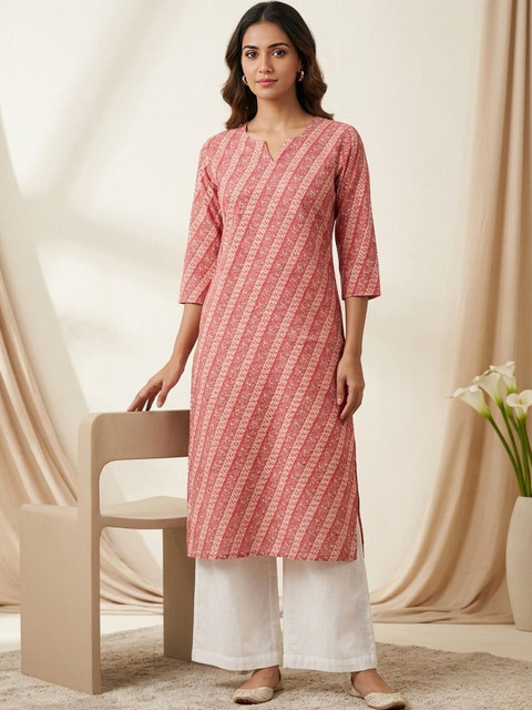 Rangatt Couture Women Printed Indie Prints Kurta - Image 5