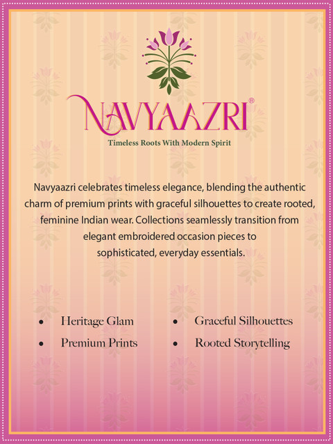 NAVYAAZRI Women Floral Printed Floral Kurta - Image 6