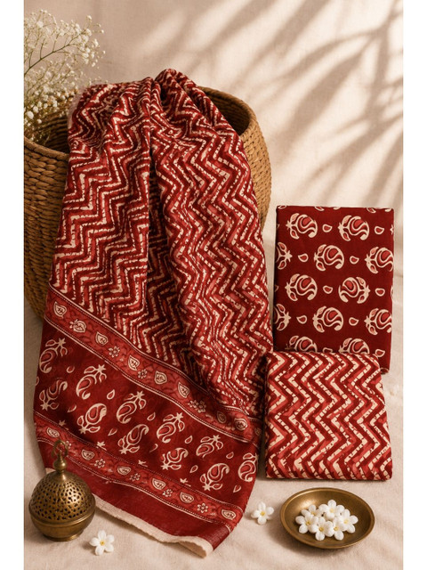 Dhaaga Ghar Printed Unstitched Dress Material - Image 5