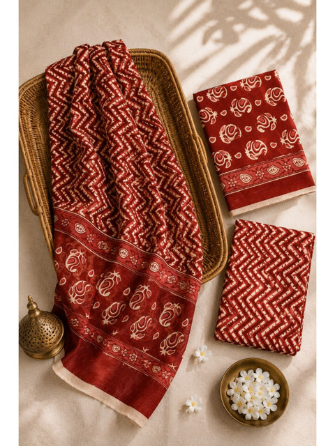 Dhaaga Ghar Printed Unstitched Dress Material - Image 3